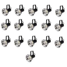 Kit 16 Spot Trilho Perfilado Eletro calha Par20 Bulbo OL5 - Hiperlight