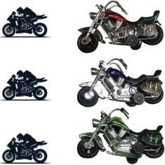 Kit Diversão 3 Motos Brinquedo Para Meninos Bom Para Se Ter Em Casa Id