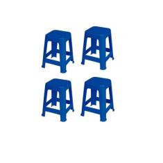 Kit 4 banquetas azul mor 15151130