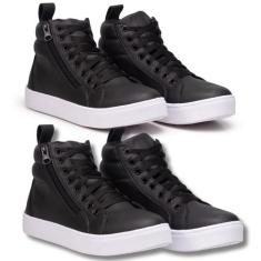 Kit 2 pares Tenis Feminino Cano longo Sola Anti-Derrapante. - Fierre, 