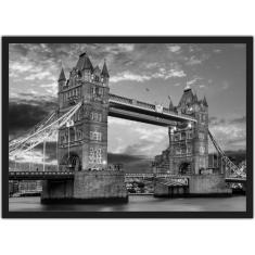 Quadro Decorativo Cidade Londres Decoração Salas Quartos Com Moldura G