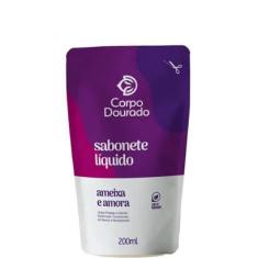 Corpo Dourado - Sabonete Líquido Corporal Amora e Ameixa Refil 200ml-Unissex