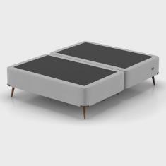 Base Box King 193x203x45cm com Porta USB Dupla Montreal