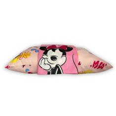 Jogo de Cama Microfibra Solteiro Estampado Minnie 1,40 m x 2,20 m Com 2 peças