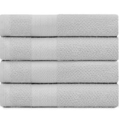 Jogo de Toalhas 4 Peças Banho 100% Algodão Empire Karsten Emcompre