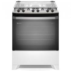 Fogão Electrolux 5 Bocas Efficient FE5IB Com Mesa Inox Branco Bivolt