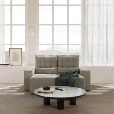 Sofá Retrátil e Reclinável 3 Lugares 180cm Embaúba Extra CabeCasa Made