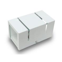 Arandela 2 Fachos E Frisos Branca + Led G9 5W 3000K Externa