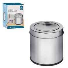 Lixeira Inox 3 Litros - Banheiro Cozinha e escritório