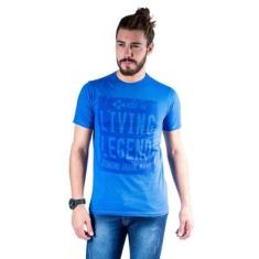 Camiseta Mister Fish Estampado Living Legend Masculina-Masculino