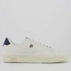 Tênis Fila FX Court 70 Branco e Marinho-Masculino