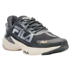 Tenis Fila Recovery Feminino, Black/Alloy/Golden, 34