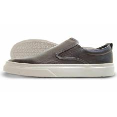 Tênis Masculino Slip On Ixória em Couro Napoli-Masculino