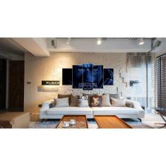 Quadro Decorativos Metro 2033 com 5 peças 130x65 1