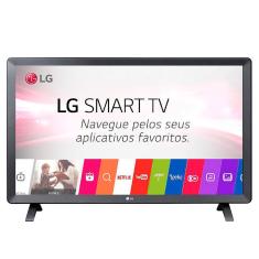 Smart TV LED 23,6'' LG, Wi-Fi, 2 HDMI, USB - 24TL52