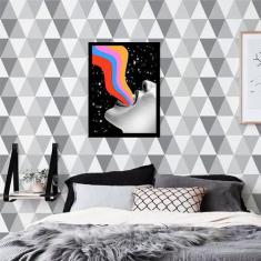 Quadro Decorativo Fale Colorido 45x34cm - Quadros On-line, A3 (45 x 34