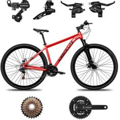 Bicicleta Aro 29 Absolute Nero 24 Velocidades Alumínio MTB Disco Mecân