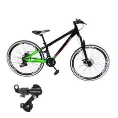 Bicicleta Aro 26 vikingx Tuff 30 Aluminio Mtb Freeride 21v Cambio Shim