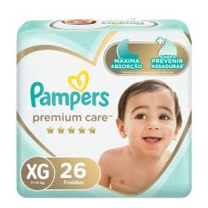 Fraldas Pampers Premium Care XG 26 Unidades