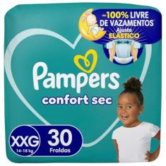 Fralda Pampers Confort Sec XXG - 30 fraldas