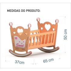 Berço Star Compatível Com Bebe Reborn R - Darama