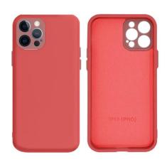 Capinha Compatível com iPhone 12 Pro Flexivel Colors Lisa - GCM, Verme