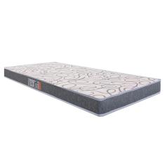 Colchão Espuma Solteiro Pro Confort D23 12x88x188 Cm Cinza e branco Hellen Estofados e Colchões