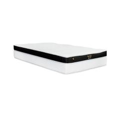 Colchão Solteiro Molas Ensacadas MasterPocket Gold Line Elastic Gel Euro Pillow 88x188x36cm Branco Luckspuma
