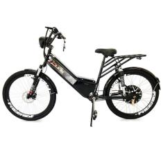Bicicleta Elétrica Confort FULL 800W 48V 15Ah Cor Preta