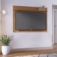 Painel para Tv até 55 Polegadas 1 Prateleira Maia Freijó