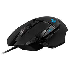 Logitech G502 Hero Herói Alto Performance Gaming Mouse, Sensor Hero 16K, 16.000 Dpi, Rgb, Pesos Ajustáveis, 11 Botões Programáveis, Memória On-Board, Pc/Mac - Preto