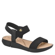Sandalia Feminina Modare Esporão Elástico Conforto 7199102, Preto napa
