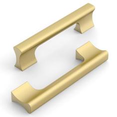 KNOKLOCK Pacote com 10 puxadores de armário de cozinha 3,75 polegadas (96 mm) puxadores de armário de cozinha puxadores de armário de cozinha puxadores de gaveta para armário guarda-roupa