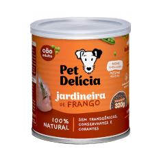 Ração Úmida Pet Delícia Cães Jardineira Frango - 320g