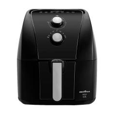 Fritadeira Air Fryer Britânia 5,5L Redstone Preta 1500W Preto Com Inox BFR50