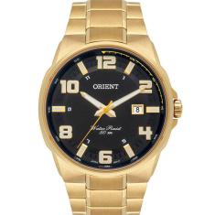 Relógio Orient Mgss1186 P2Kx Masculino Dourado Preto