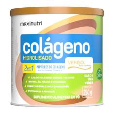 Colágeno Hidrolisado Verisol Maxinutri Lata 250g Uva Verde