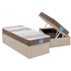 Cama Box Baú Solteiro: Colchão Anatômico Probel D33 / EP Guarda Costas