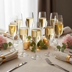 Jogo de Taças de Vidro One para Champanhe 200ml, 12 pcs Ruvolo