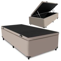 Cama Box Baú Solteiro, Casal, Queen ou King - Diversas Cores - Colchom