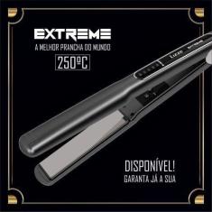 Prancha de Cabelo Porfissional Lizze Extreme Com Placa de Titanio e Te