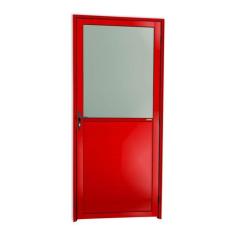 Porta Meia Lambril Meia Vidrão Super 25 Vidro Boreal Abertura Esquerda