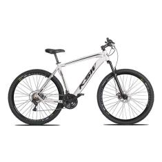 Bicicleta Aro 29 KSW XLT 21v Shimano Tourney Branco com Preto 21