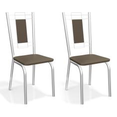 Conjunto 2 Cadeiras Florença Marrom