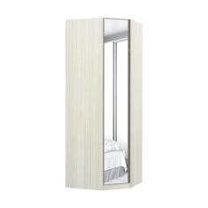 Guarda-Roupa Solteiro Luciane Diagonal Prime Plus 1 Porta Alumínio com Espelho