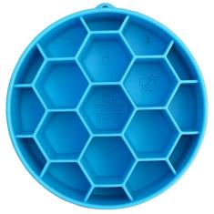 Comedouro Lento Honeycomb eBowl SodaPup Para Cachorro - Azul