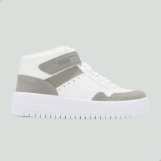 Tênis Casual Vizzano Branco/Cinza