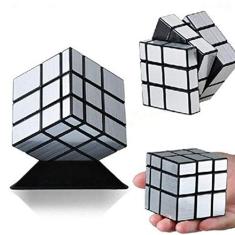 Cubo Mágico Mirror Cube espelhado Blocks Shengshou prateado