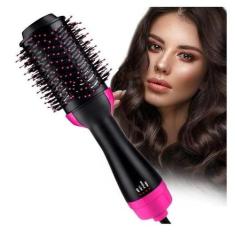 Escova Secadora Alisador Elétrica Quente Cabelo Com 3 Em1 - Nobrand