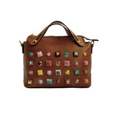 Bolsa mao e transversal feminina casual   golden fenix, M